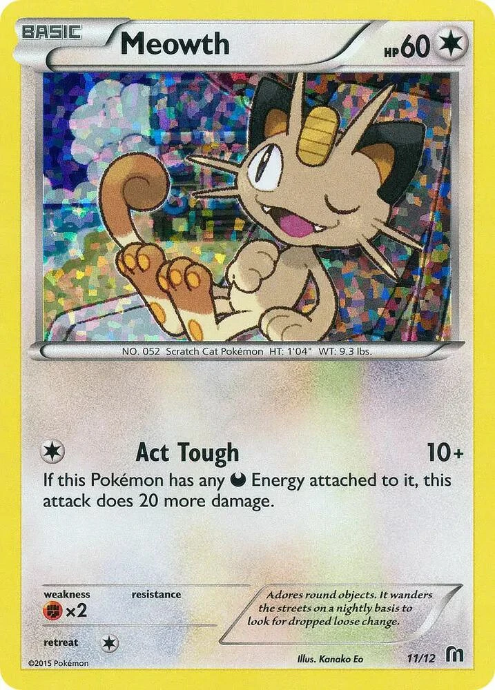 Meowth — carta Pokémon TCG