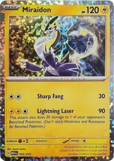 Miraidon — carta Pokémon TCG