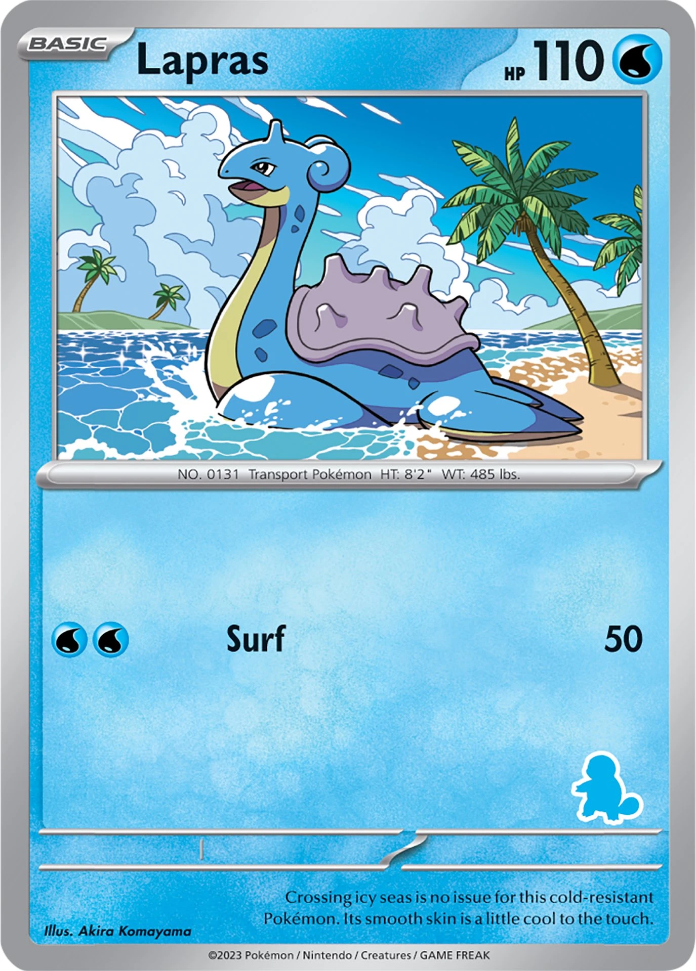 Lapras — carta Pokémon TCG