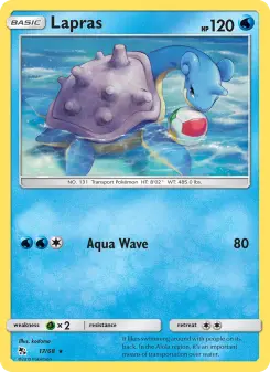 Lapras – Carta Pokémon TCG