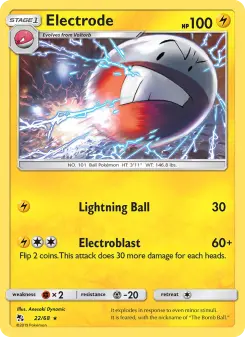 Electrode – Carta Pokémon TCG