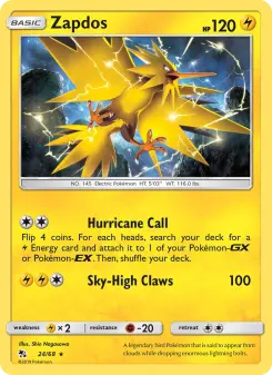 Zapdos – Carta Pokémon TCG
