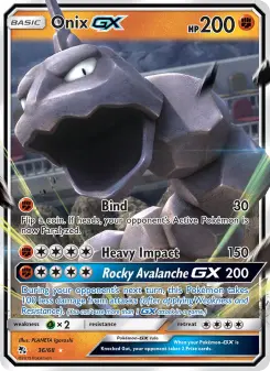Onix GX – Carta Pokémon TCG