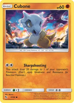 Cubone – Carta Pokémon TCG