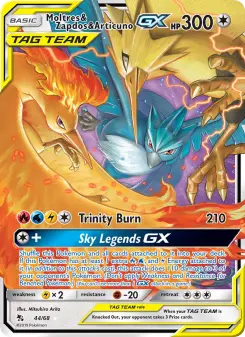 Moltres & Zapdos & Articuno GX – Carta Pokémon TCG