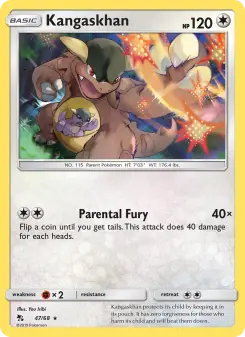 Kangaskhan – Carta Pokémon TCG