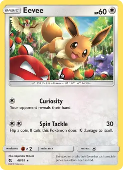 Eevee – Carta Pokémon TCG