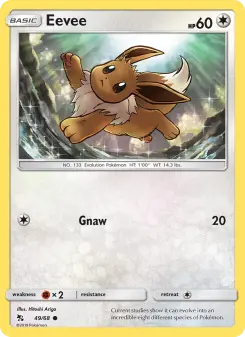 Eevee – Carta Pokémon TCG