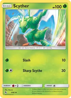 Scyther – Carta Pokémon TCG