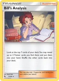 Bill’s Analysis – Carta Pokémon TCG