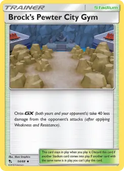 Brock’s Pewter City Gym – Carta Pokémon TCG