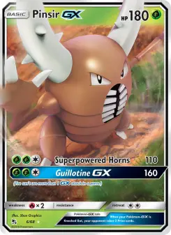 Pinsir GX – Carta Pokémon TCG