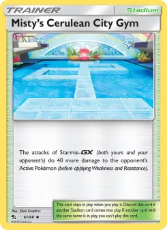 Misty’s Cerulean City Gym – Carta Pokémon TCG