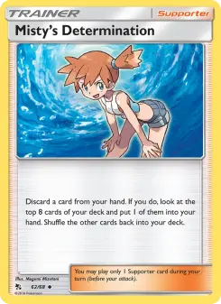 Misty’s Determination – Carta Pokémon TCG