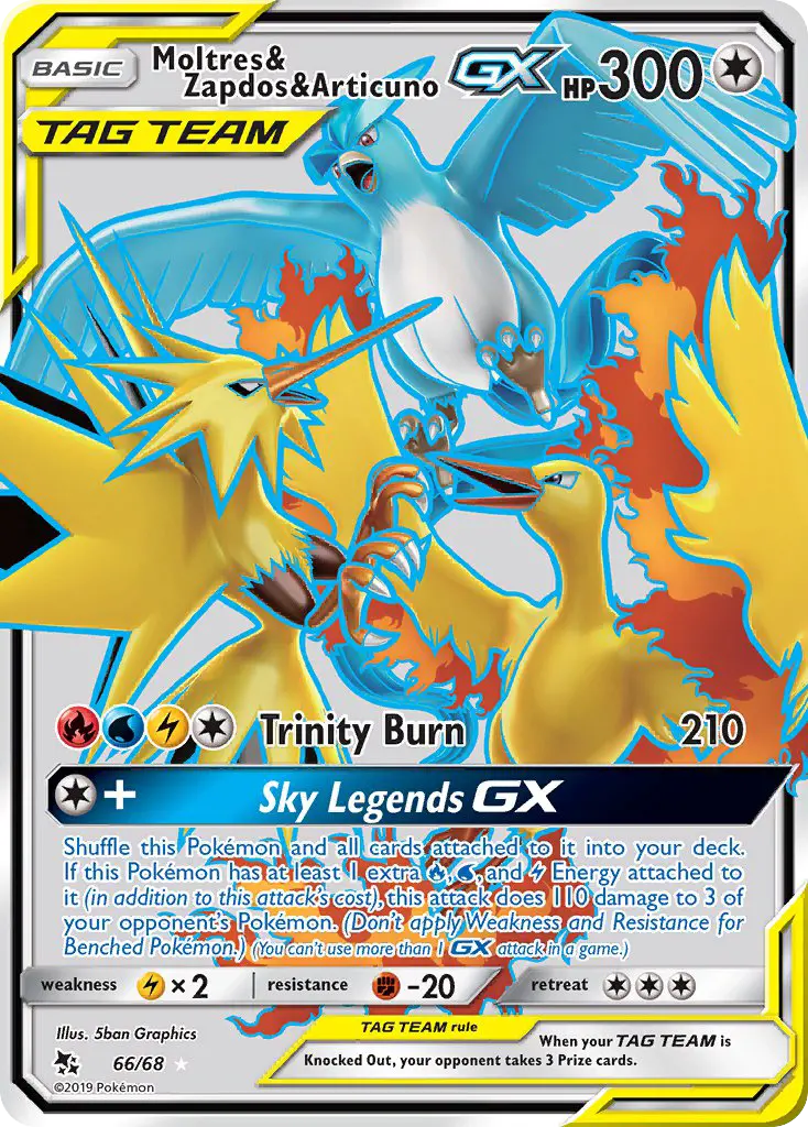 Moltres & Zapdos & Articuno GX – Pokémon TCG