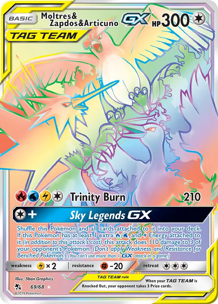 Moltres & Zapdos & Articuno GX – Pokémon TCG