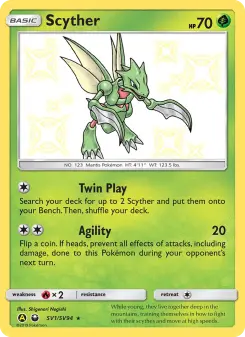 Scyther – Carta Pokémon TCG