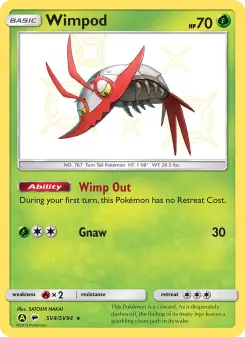 Wimpod – Carta Pokémon TCG