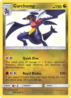 Garchomp – Carta Pokémon TCG