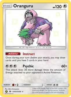 Oranguru – Carta Pokémon TCG