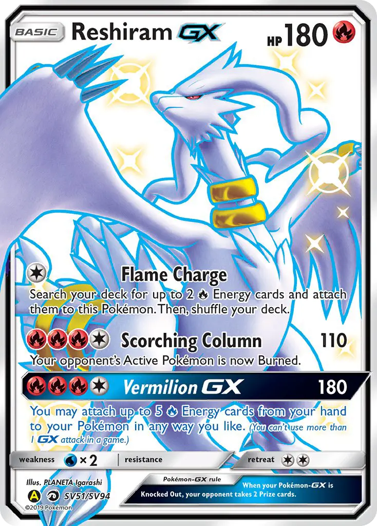 Reshiram-GX – Pokémon TCG