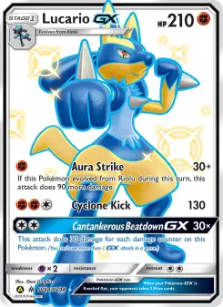 Lucario-GX – Carta Pokémon TCG
