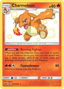 Charmeleon – Carta Pokémon TCG