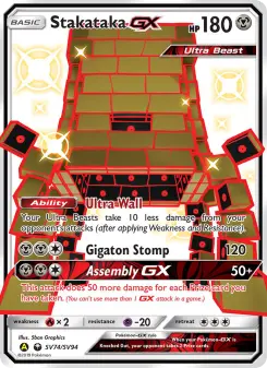 Stakataka-GX – Carta Pokémon TCG
