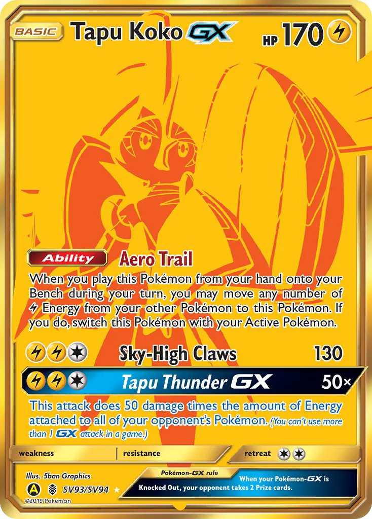 Tapu Koko-GX – Pokémon TCG