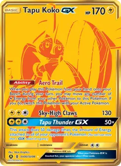 Tapu Koko-GX – Carta Pokémon TCG
