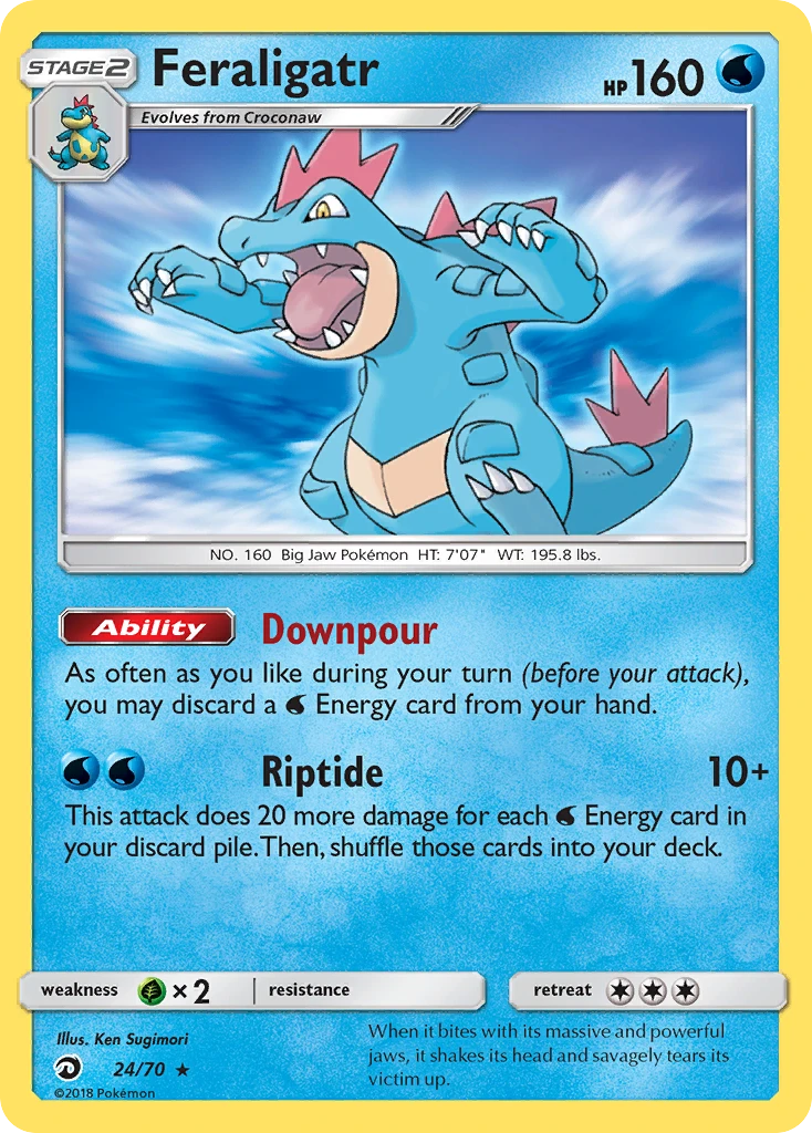Feraligatr — carta Pokémon TCG