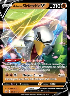 Sirfetch'd de Galar V – Carta Pokémon TCG