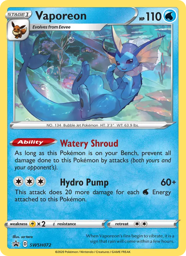 Vaporeon – Pokémon TCG