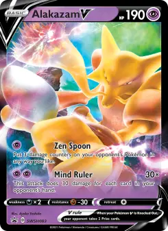 Alakazam V – Carta Pokémon TCG