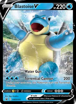 Blastoise V – Carta Pokémon TCG