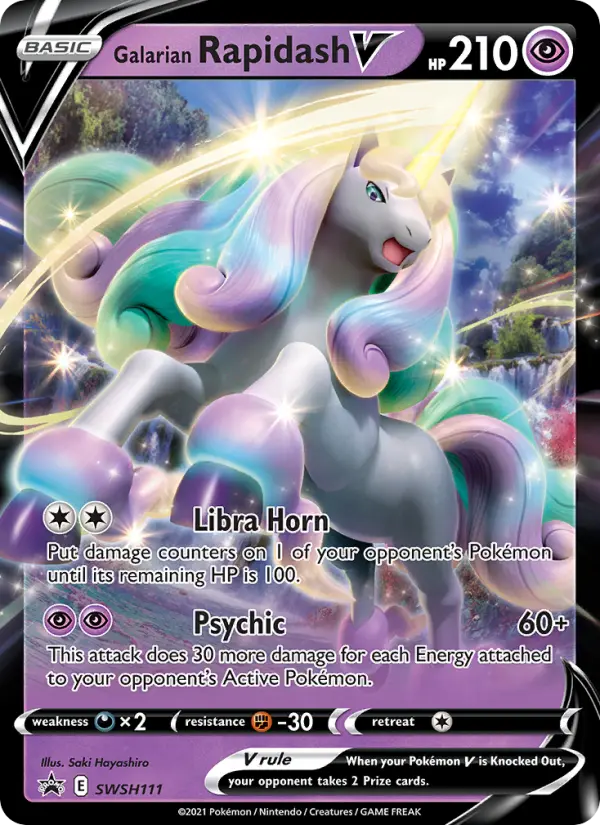 Rapidash de Galar V – Pokémon TCG