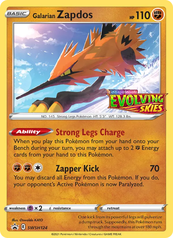 Zapdos de Galar – Pokémon TCG