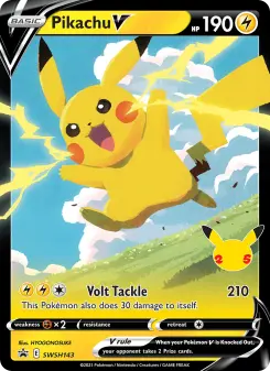 Pikachu V – Carta Pokémon TCG