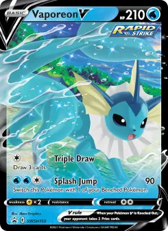 Vaporeon V – Carta Pokémon TCG