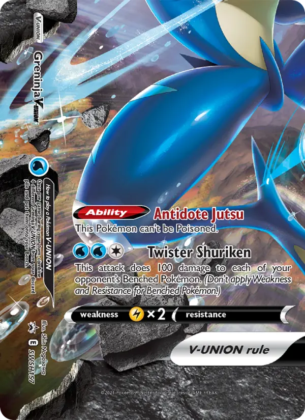 Greninja V-UNIÃO – Pokémon TCG