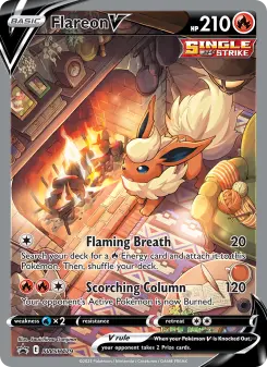 Flareon V – Carta Pokémon TCG