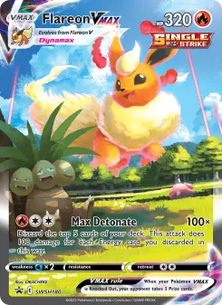 Flareon VMAX – Carta Pokémon TCG