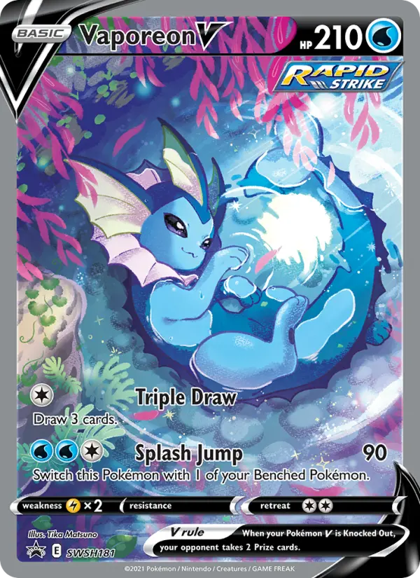 Vaporeon V – Pokémon TCG