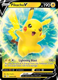 Pikachu V – Carta Pokémon TCG