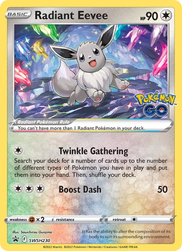 Eevee Radiante – Pokémon TCG