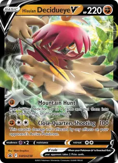 Decidueye de Hisui V – Carta Pokémon TCG