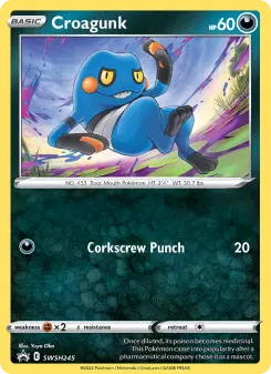 Croagunk – Carta Pokémon TCG