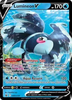 Lumineon V – Carta Pokémon TCG