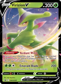Virizion V – Carta Pokémon TCG