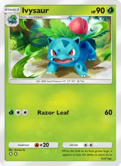 Ivysaur – Carta Pokémon TCG